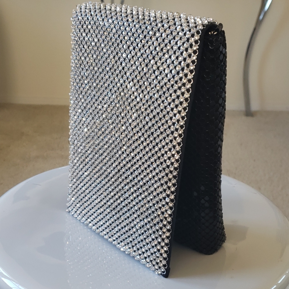 Crystal & Blk evening bag